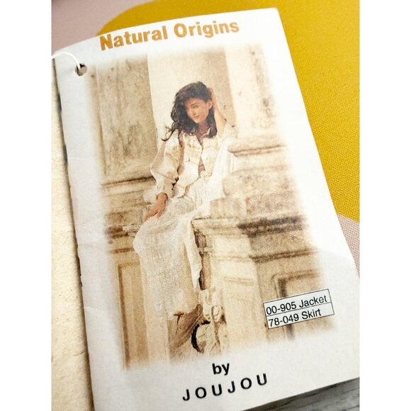 JOU JOU VTG 80s Denim Blue Embellished Long Jean Short 11/12 - Picture 10 of 13